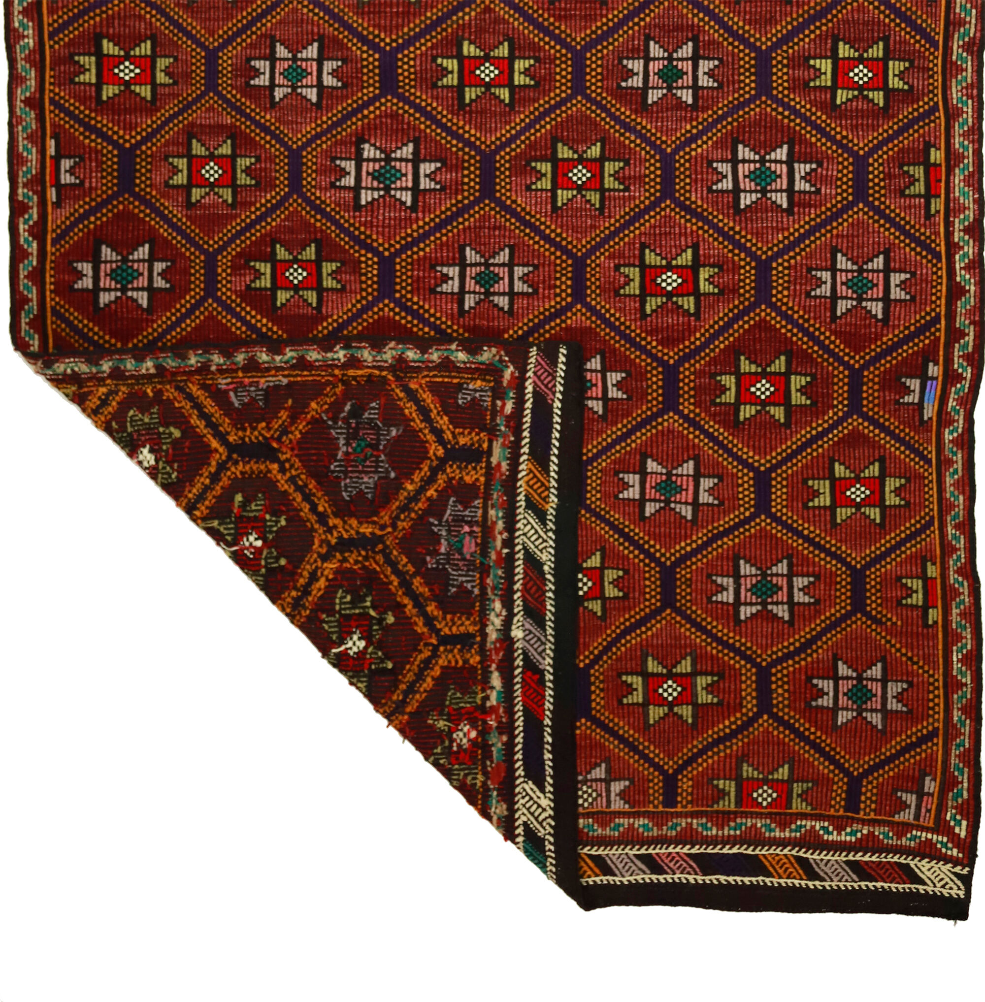 Anatolian handmade kilim rug 307 cm x 177 cm