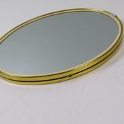 Vintage oval mirror – gold and elegance of the 50s-60s