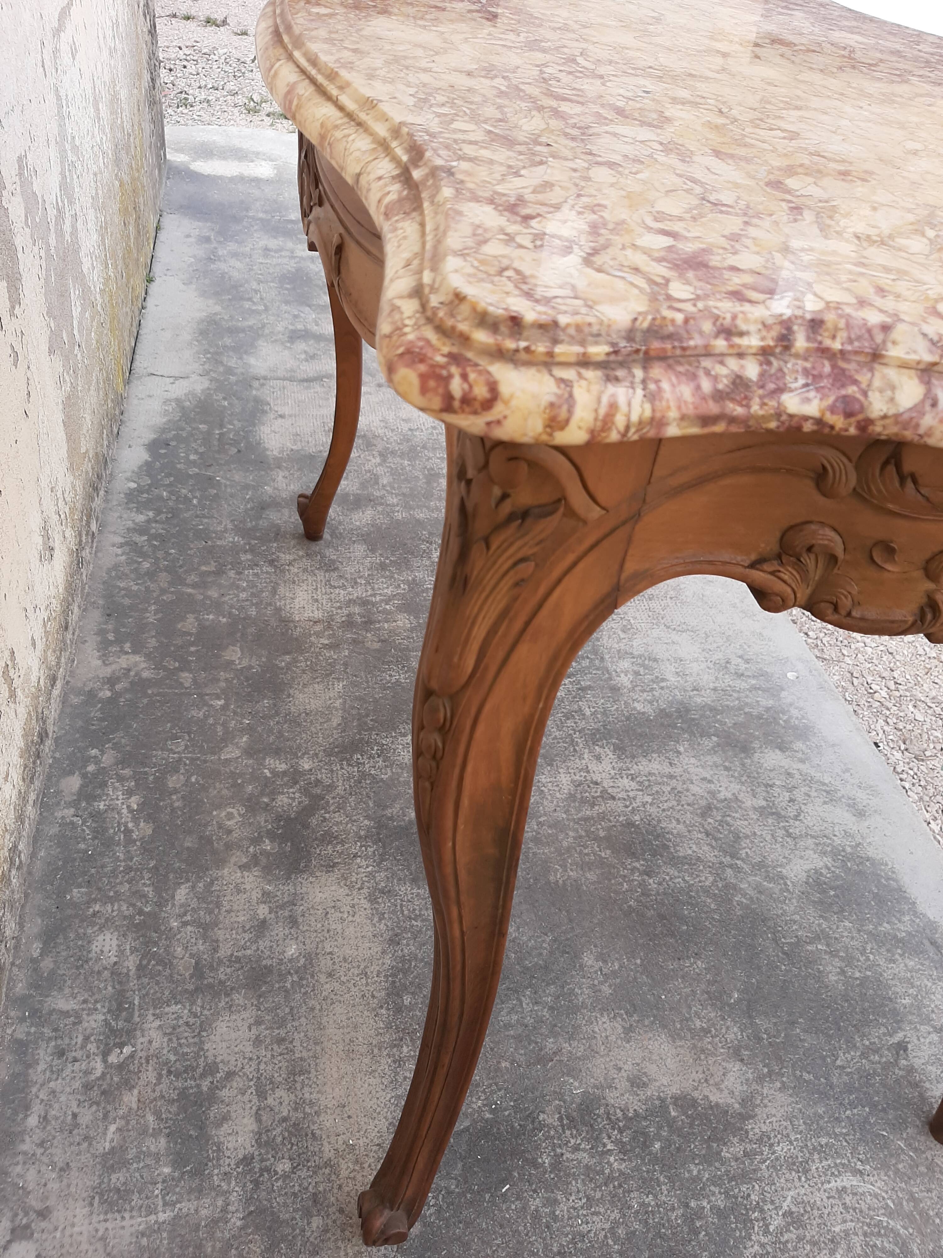Table à gibier Louis XV en noyer
