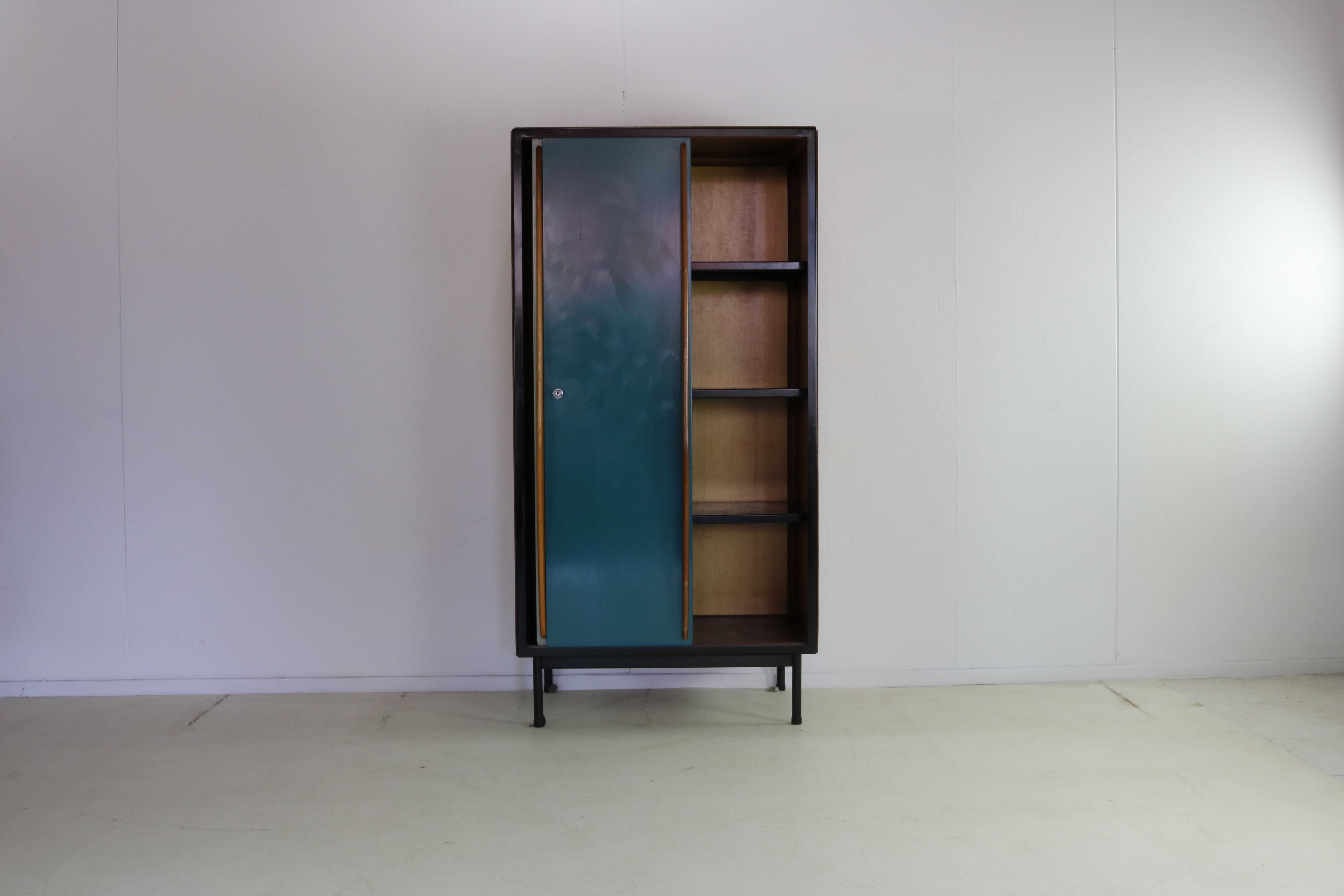Wardrobe cabinet designed by Willy van der Meeren for Tubax Belgium