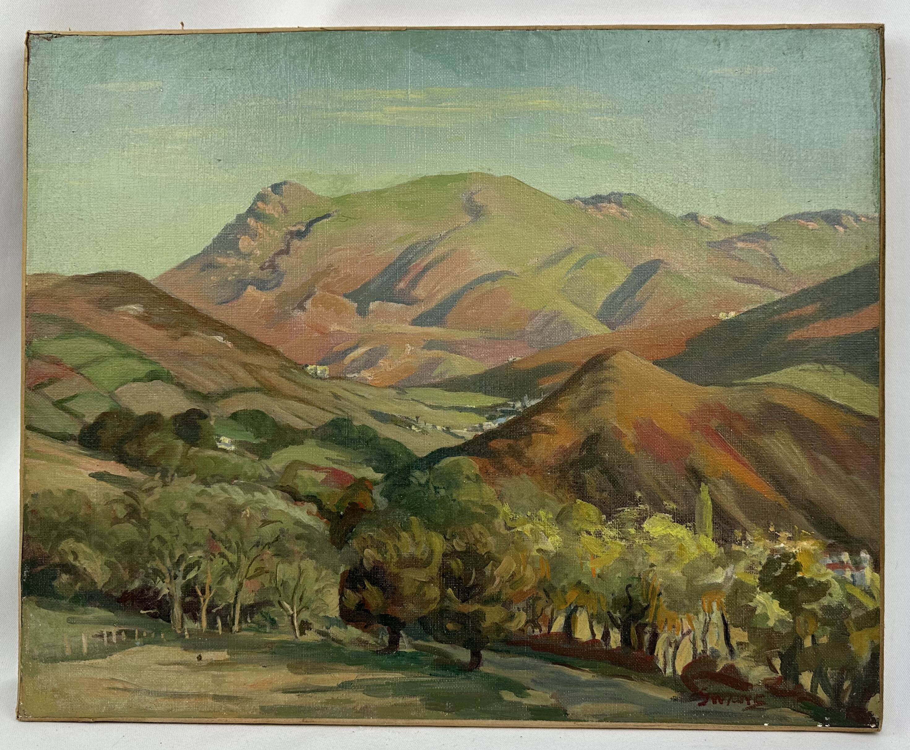 Vintage oil on canvas