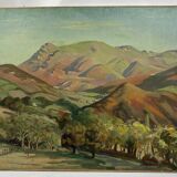Vintage oil on canvas