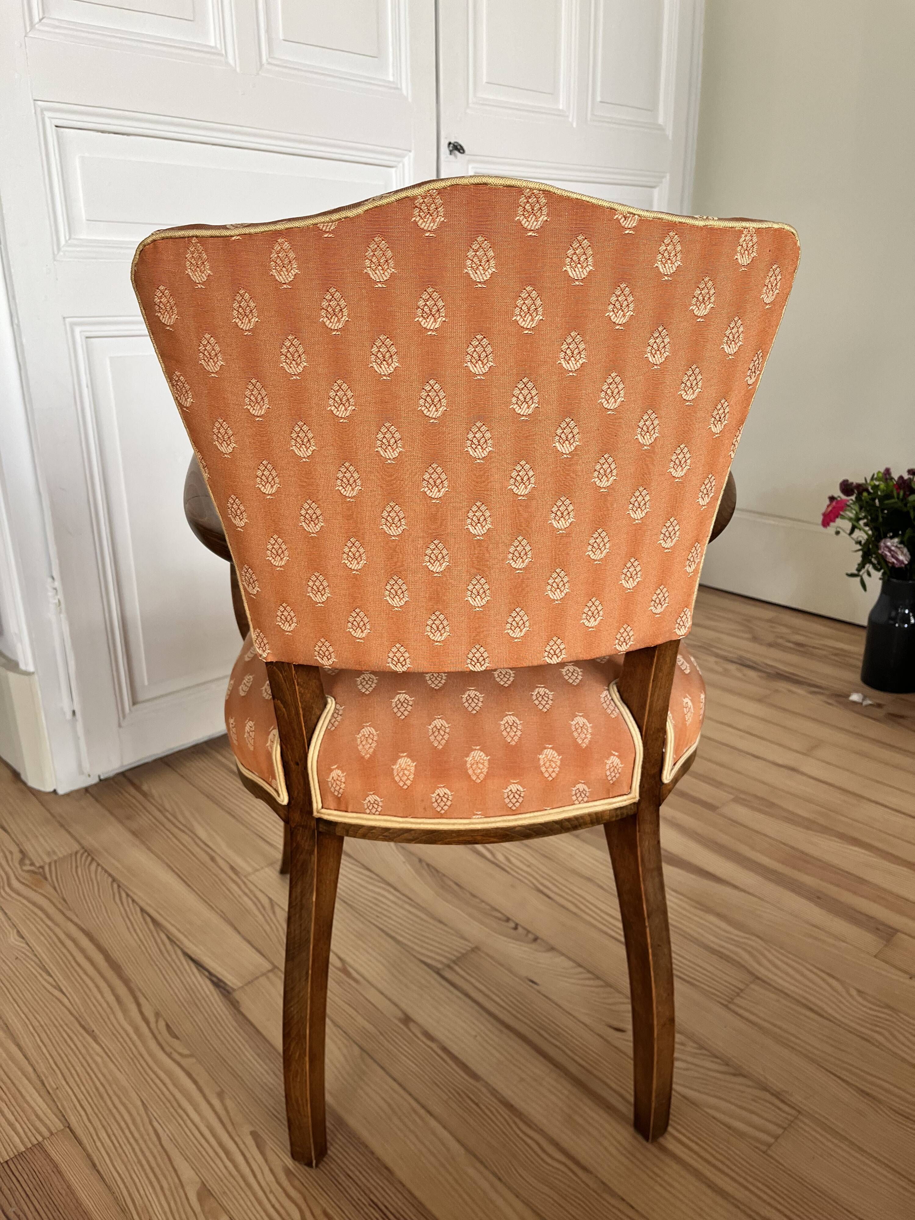 Lot de 2 fauteuils de bridge style Louis XV
