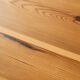 Long Canadian Pine Table with Black Legs