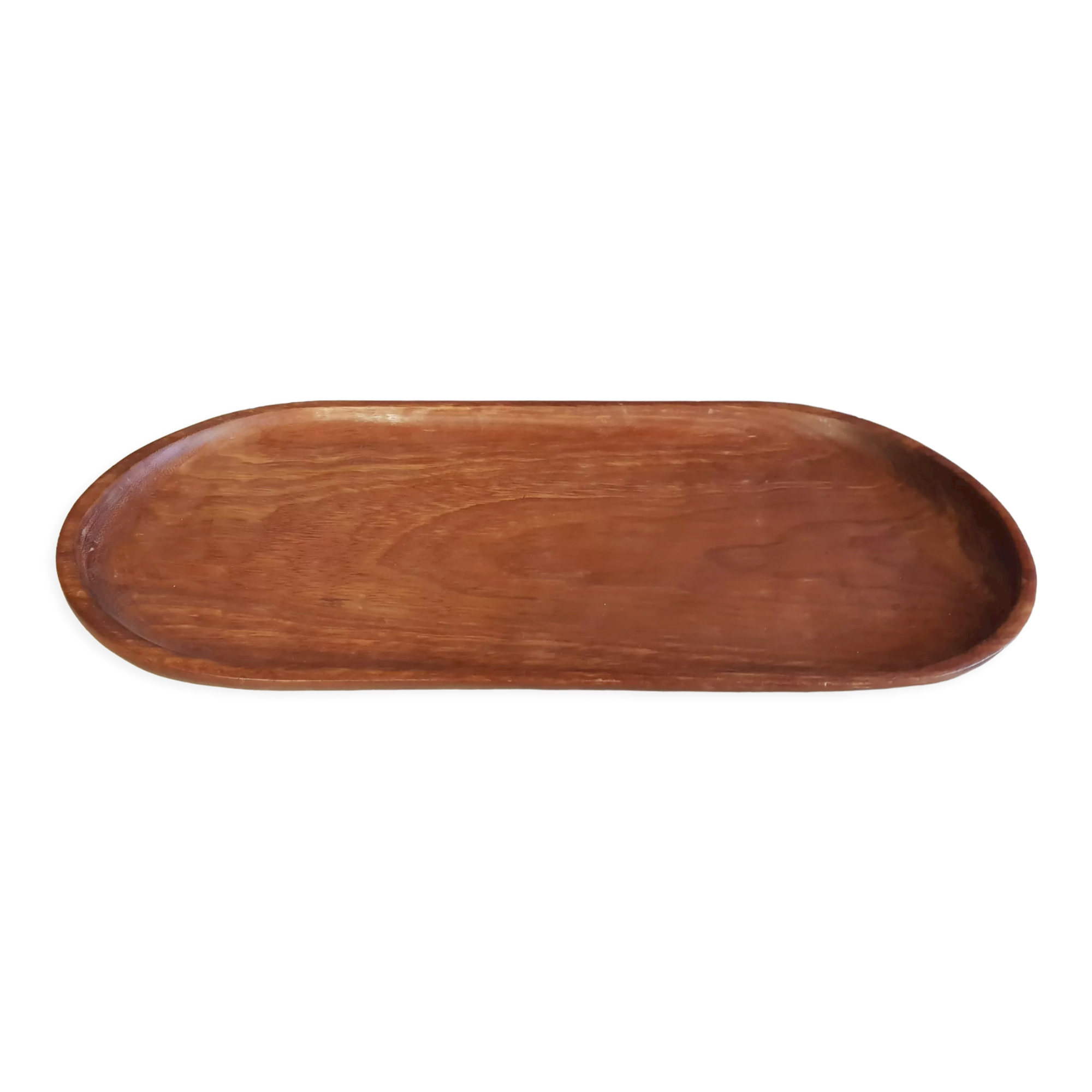 Oval top in exotic wood 1950
