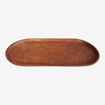 Oval top in exotic wood 1950