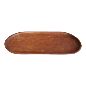 Plateau ovale en bois