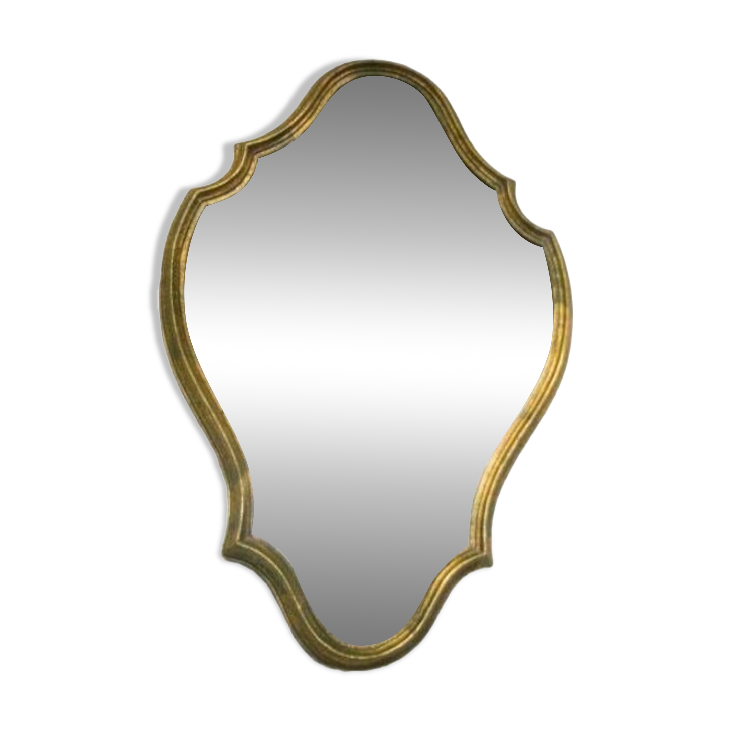 Gold baroque mirror 59x39cm