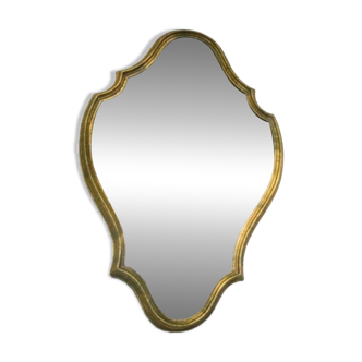 Gold baroque mirror 59x39cm