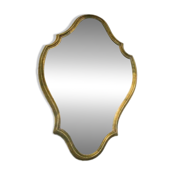 Gold baroque mirror 59x39cm