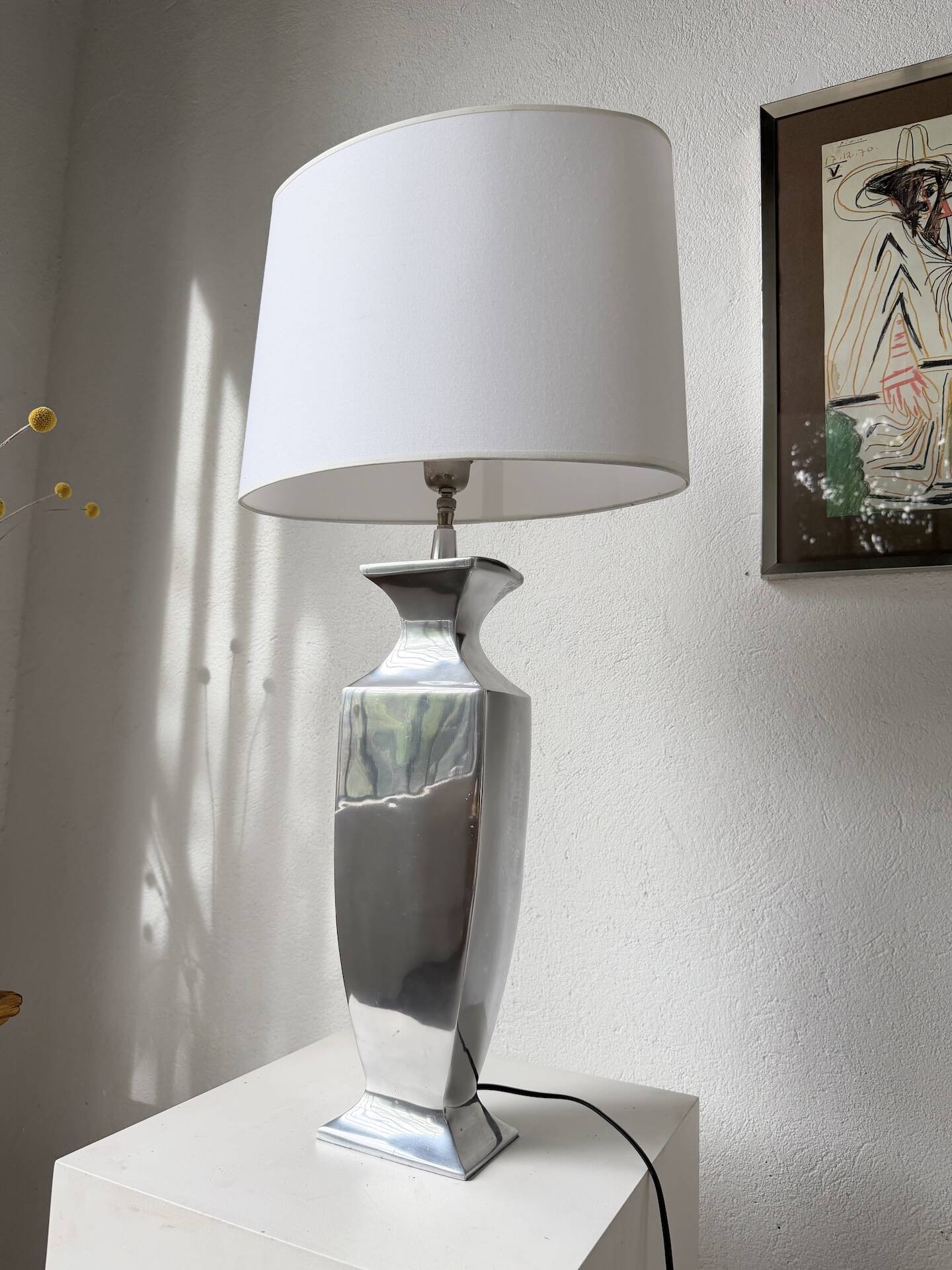 XL lamp made of aluminium 1980