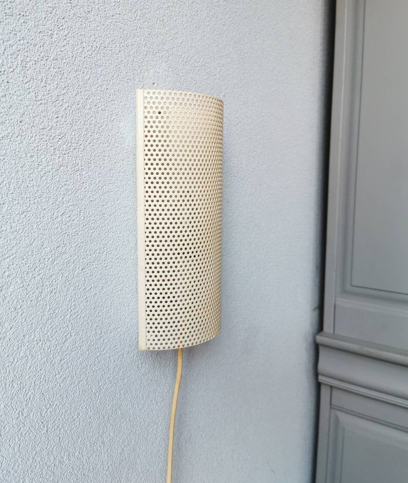 David GL Belysning 70s vintage metal wall lamp