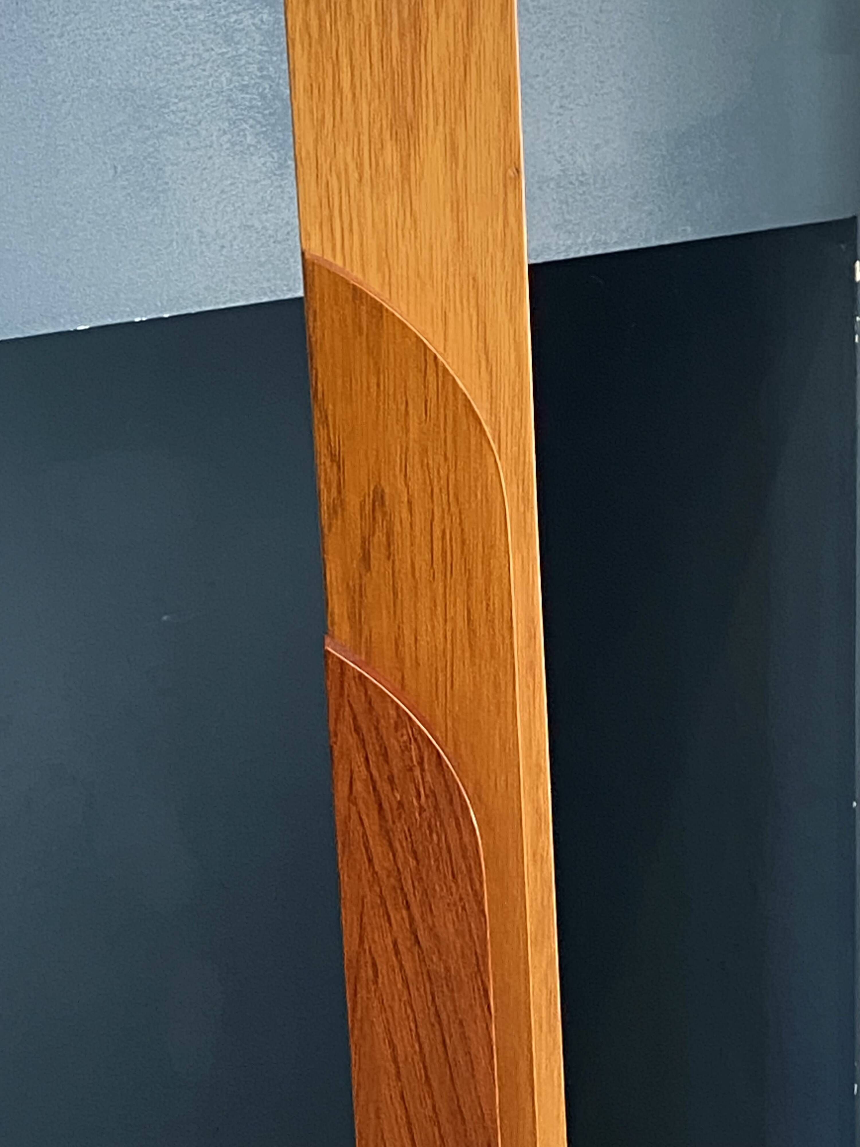 K-lighting vintage 1970s Scandinavian teak floor lamp