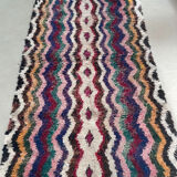Moroccan boucherouite carpet