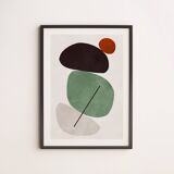 2 abstract art prints. A2 (42x59.4cm).