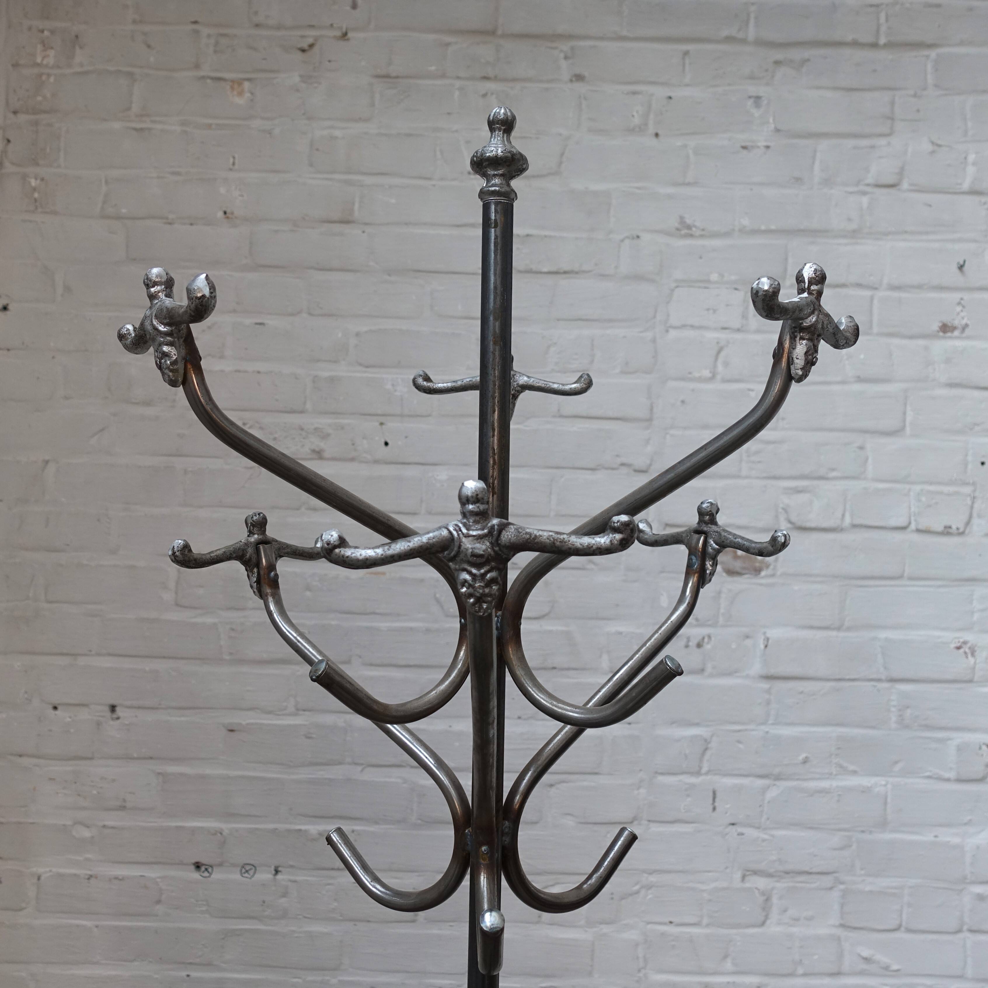 Vintage industrial coat rack