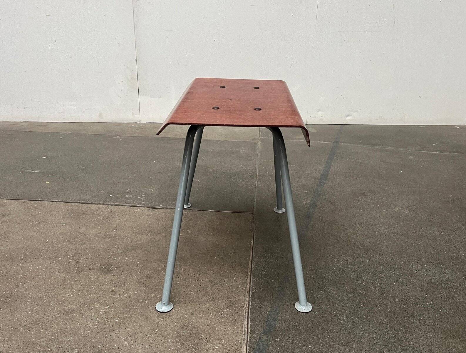 Minimalist stool in Pagwood mid-century, 1960s