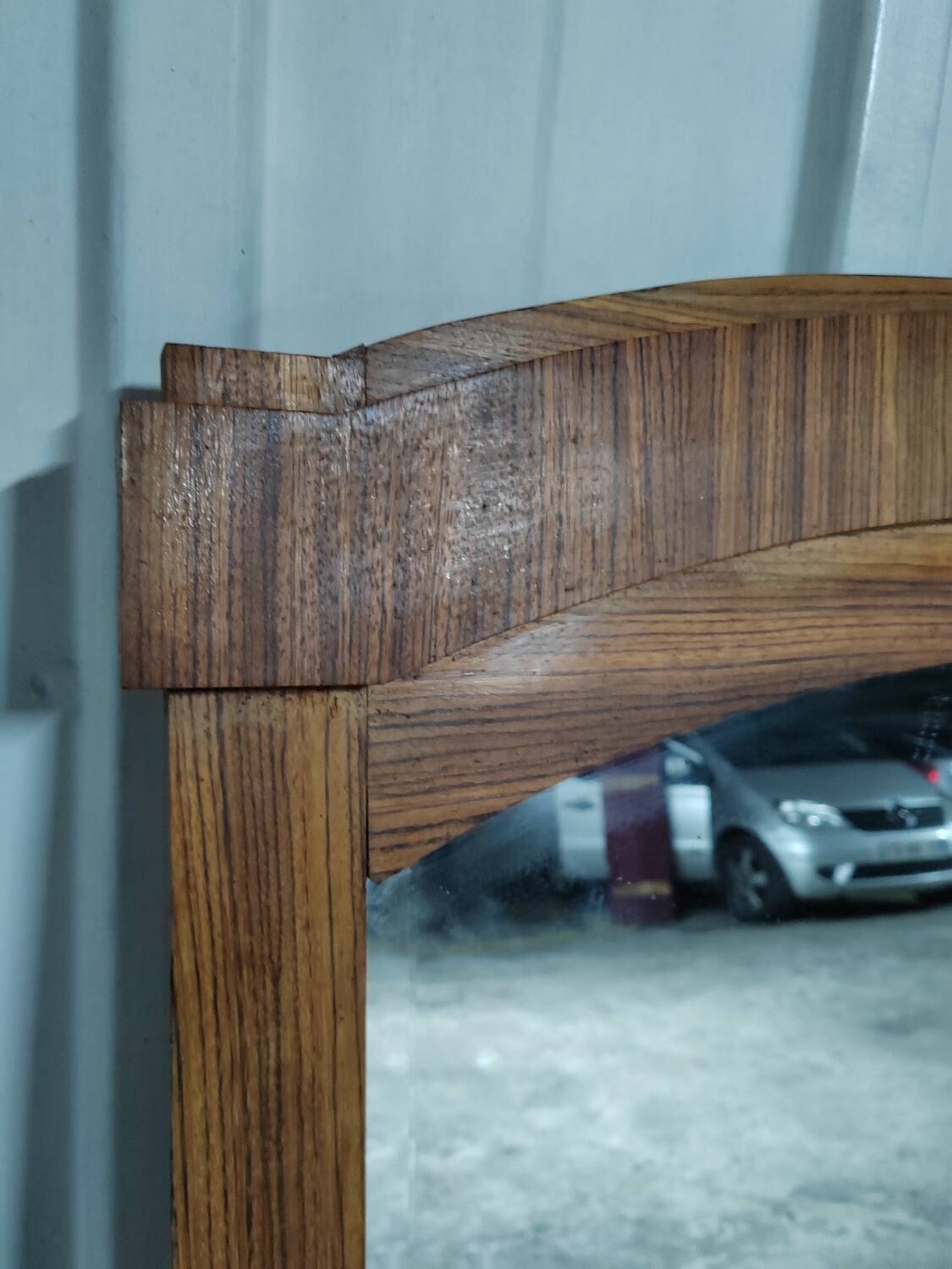 Rosewood mirror from the 1940s