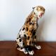 Vintage ceramic leopard, Italy 1970