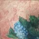 Tableau signé bouquet d'hortensia années 30/40