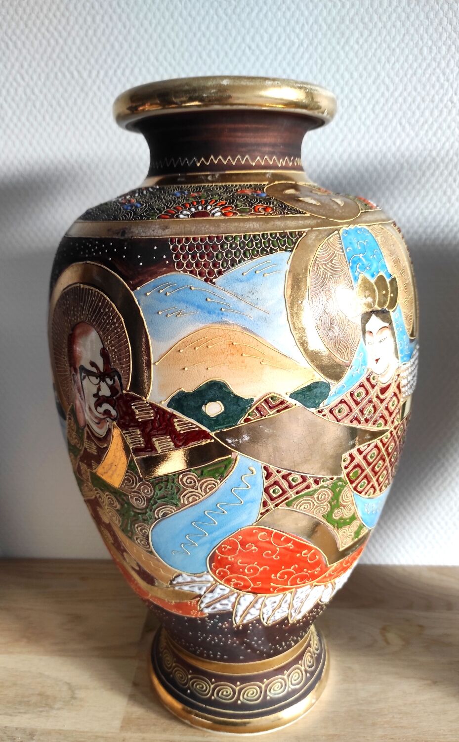 Pair of Satsuma vases