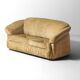 Italian two-seater sofa in beige velvet, 1970s