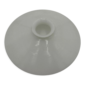 Small white opaline 20 cm