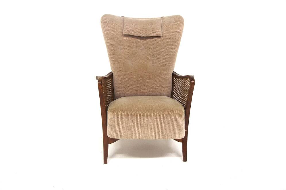 Scandinavian armchair in beech, Swedish Modern, Sweden, 1940