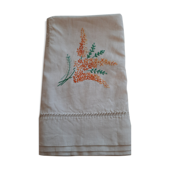 Hand embroidered tablecloth