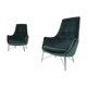 Karl Ekselius for Pastoe FM31 velvet lounge chairs, The Netherlands 1959