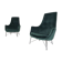 Karl Ekselius for Pastoe FM31 velvet lounge chairs, The Netherlands 1959