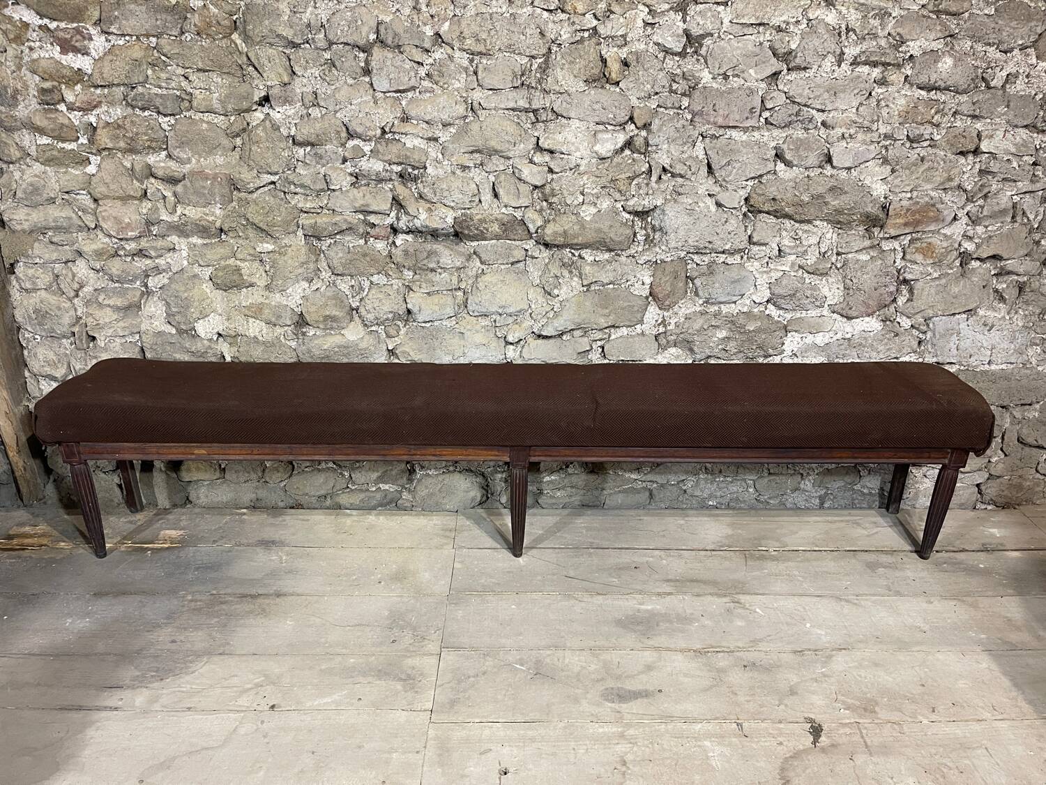 Parisian bistro bench