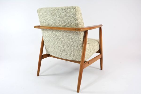Fauteuil Z chiné beige et vert