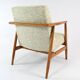 Z armchair mottled beige and green