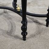 Small Living Room Table in Rosewood and Amboyna Burl, Louis XVI style, Napoleon III period – Mili