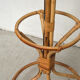 Bamboo and rattan coat holder, 1960