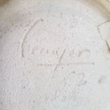 LECUYER ceramic plate with bird decoration