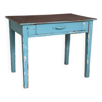 Small old wooden table