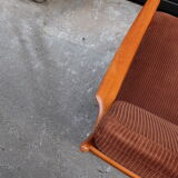 Scandinavian wooden armchair from the 1960s