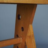 Petit bureau français vintage, années 1950