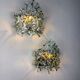 Pair of Murano cut glass wall sconces, Italy, 1970s