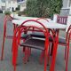 Vintage table and 6 chairs set