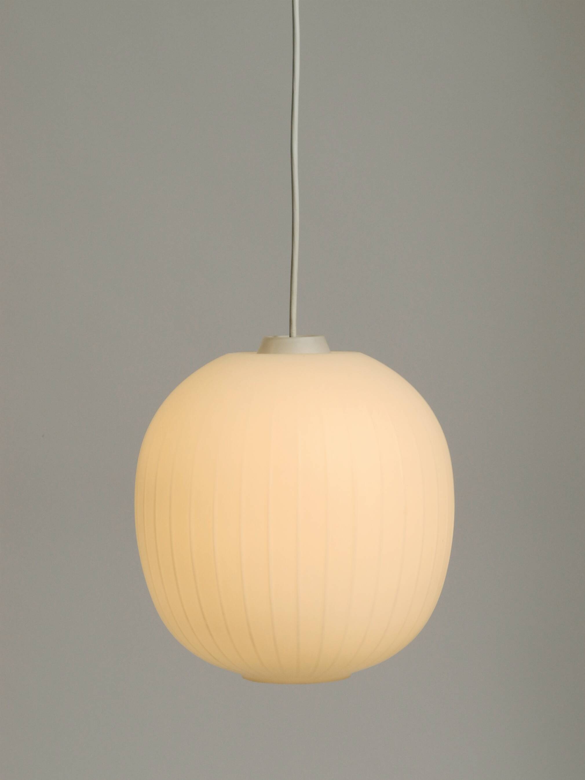 Aloys Gangkofner Mid Century Glass Pendant Lamp by Peill & Putzler