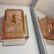 Beurrier en verre rose