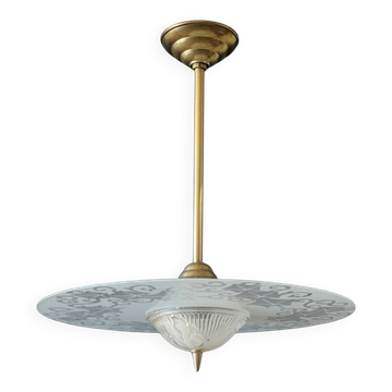 Art Deco Disc Pendant