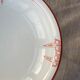 Compotier fruit cup in white art deco porcelain