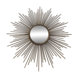 Miroir de sorcière bombé signe Chaty Vallauris