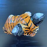 Jeune tigre en céramique