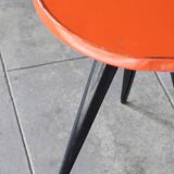 Xavier Pauchard - Two round Tholix metal bistro tables 1960