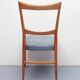 1950s chair in cherrywood, fresh fabric
